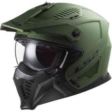 Шлем LS2 OF606 DRIFTER SOLID MATT MILITARY GREEN-06
