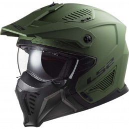 Шлем LS2 OF606 DRIFTER SOLID MATT MILITARY GREEN-06