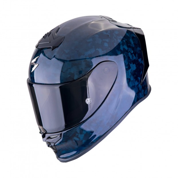 Шлем SCORPION EXO-R1 EVO ONYX CARBON AIR SOLID Bleu (02)