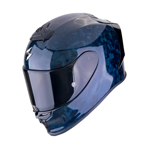 Шлем SCORPION EXO-R1 EVO ONYX CARBON AIR SOLID Bleu (02)