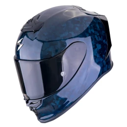 Шлем SCORPION EXO-R1 EVO ONYX CARBON AIR SOLID Bleu (02)