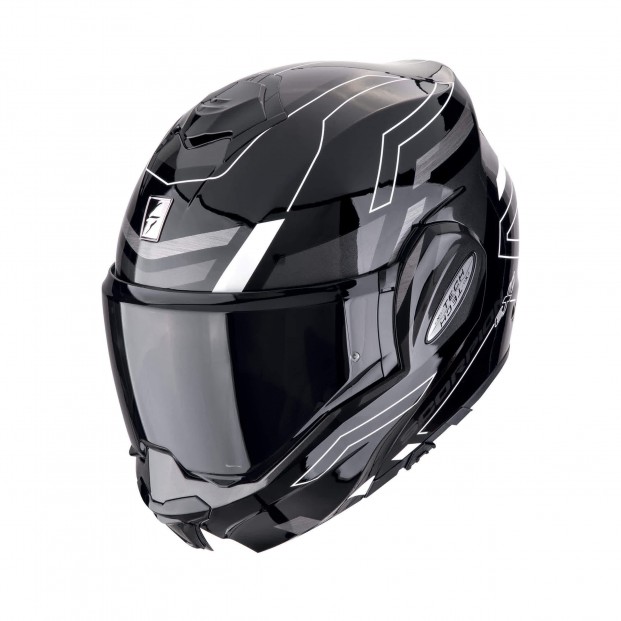 Шлем SCORPION EXO-TECH EVO CONQUER Noir-Blanc (55)