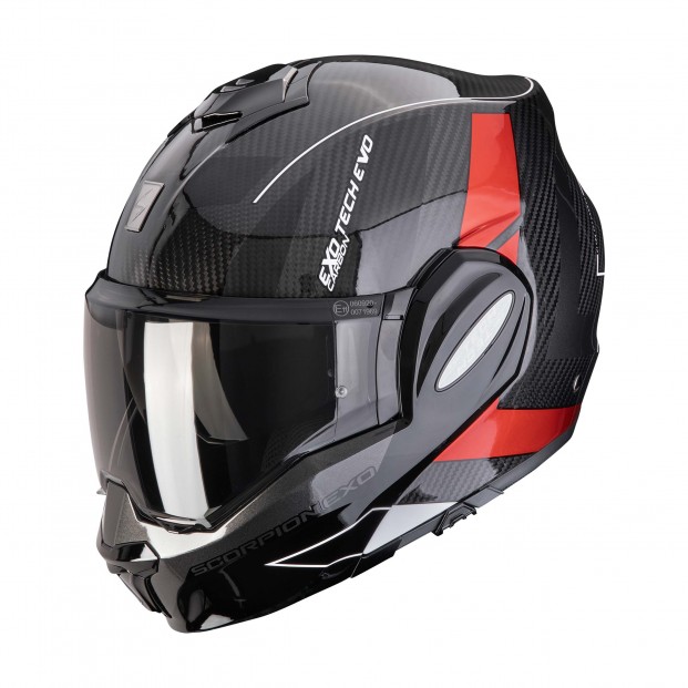 Шлем SCORPION EXO-TECH EVO CARBON CAD Noir-Rouge (24)