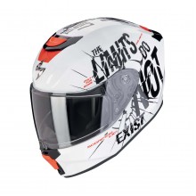 Шлем SCORPION EXO-JNR AIR BOUM Blanc-Noir (55)