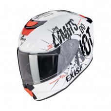 Шлем SCORPION EXO-JNR AIR BOUM Blanc-Noir (55)