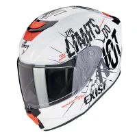 Шлем SCORPION EXO-JNR AIR BOUM Blanc-Noir (55)