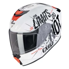 Шлем SCORPION EXO-JNR AIR BOUM Blanc-Noir (55)