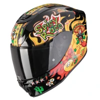 Шлем SCORPION EXO-JNR AIR YUCATAN Noir-Jaune-Rouge (389)