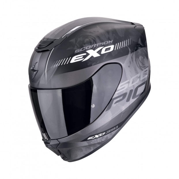 Шлем SCORPION EXO-391 AVA Noir mat-Argent (159)