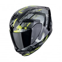 Шлем SCORPION EXO-391 CLUTTER Noir-Jaune fluo (141)