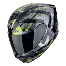 Шлем SCORPION EXO-391 CLUTTER Noir-Jaune fluo (141)