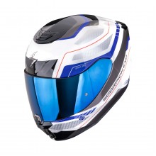 Шлем SCORPION EXO-391 LEO Blanc-Bleu (74)