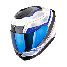 Шлем SCORPION EXO-391 LEO Blanc-Bleu (74)