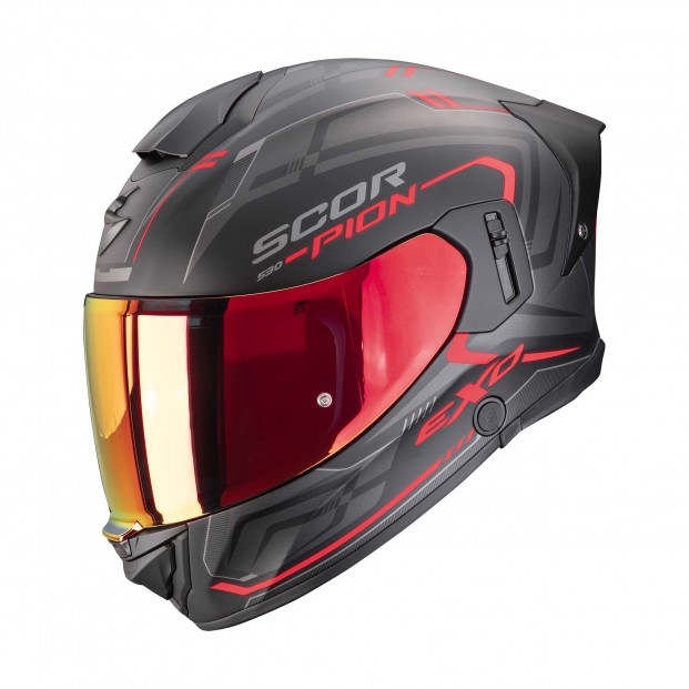 Шлем SCORPION EXO-530 AIR SLOPE Noir mat-Rouge (24)