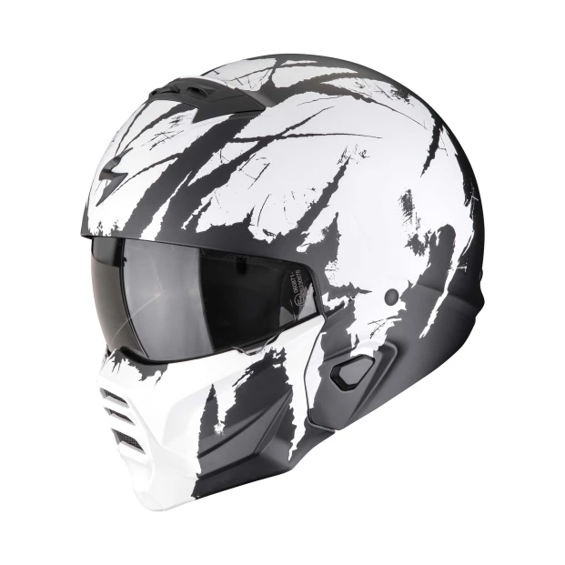 Шлем SCORPION EXO-COMBAT II MARAUDER Noir Mat-Blanc (227)