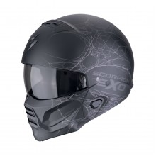 Шлем SCORPION EXO-COMBAT II SPIDERWEB Noir mat-Argent (159)