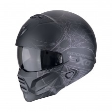Шлем SCORPION EXO-COMBAT II SPIDERWEB Noir mat-Argent (159)