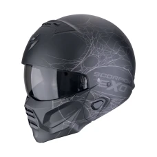 Шлем SCORPION EXO-COMBAT II SPIDERWEB Noir mat-Argent (159)