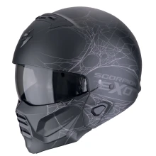 Шлем SCORPION EXO-COMBAT II SPIDERWEB Noir mat-Argent (159)
