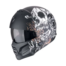Шлем SCORPION EXO-COMBAT II GENESIS Noir mat-Blanc-Or (353)