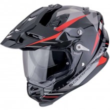 Шлем SCORPION ADF-9000 AIR FEAT Noir-Argent-Rouge (163)