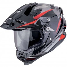 Шлем SCORPION ADF-9000 AIR FEAT Noir-Argent-Rouge (163)