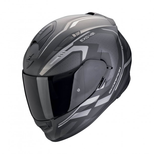 Шлем SCORPION EXO-491 KRIPTA Noir mat-Argent (159)