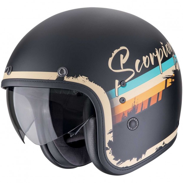 Шлем SCORPION BELFAST EVO ADONIS Noir mat-Beige (363)