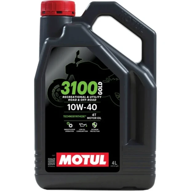 Масло Motul 3100 GOLD 10W40 4T моторное , полусинтетическое для четырехтактных двигателей мотоциклов