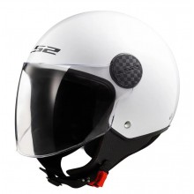 Шлем LS2 OF558 SPHERE LUX II SOLID GLOSS WHITE-06
