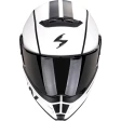 Шлем SCORPION COVERT FX DANKO Blanc mat perle-Noir (381)