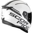 Шлем SCORPION COVERT FX DANKO Blanc mat perle-Noir (381)