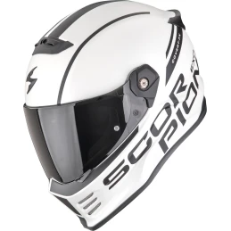Шлем SCORPION COVERT FX DANKO Blanc mat perle-Noir (381)