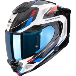 Шлем SCORPION EXO-1500 AIR SLEEK Blanc-Rouge-Bleu (323)