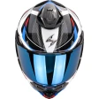 Шлем SCORPION EXO-1500 AIR SLEEK Blanc-Rouge-Bleu (323)