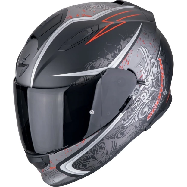 Шлем SCORPION EXO-491 RUN Noir mat-Rouge (24)