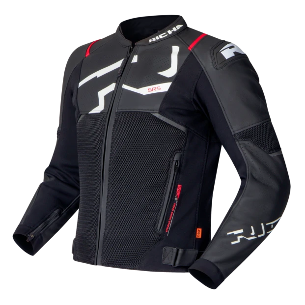 КУРТКА RICHA STRADALE EVO LEATHER black/white