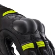 Перчатки кожаные REBELHORN RANGE BLACK/ANTHRACITE/FLUO YELLOW