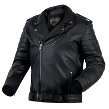 Куртка кожаная OZONE RAMONES MODERN MATT BLACK