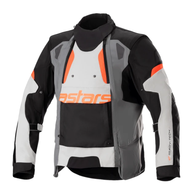 Куртка текстильная ALPINESTARS HALO DRYSTAR DARK GRAY ICE GRAY BLACK 