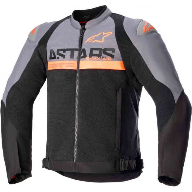 Куртка текстильная ALPINESTARS SMX AIR DARK GRAY/BLACK/FLUO ORANGE 