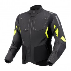 Куртка текстильная REBELHORN HIKER IV BLACK/ANTHRACITE/FLO YELLOW 