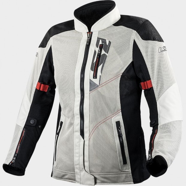 Куртка LS2 ALBA LADY LIGHT GREY BLACK