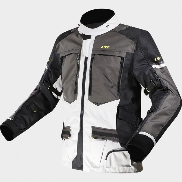 Куртка LS2 NORWAY MAN BLACK GREY YELLOW