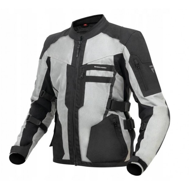 Куртка текстильная REBELHORN SCANDAL II SILVER/BLACK