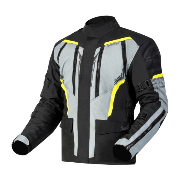 Куртка OZONE TOUR III BLACK/GREY/FLUO YELLOW