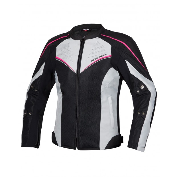 Куртка REBELHORN HIFLOW IV LADY BLACK/SILVER/FLO PINK