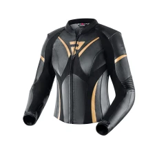 Куртка кожаная женская REBELHORN REBEL LADY BLACK/GOLD