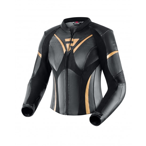 Куртка кожаная женская REBELHORN REBEL LADY BLACK/GOLD