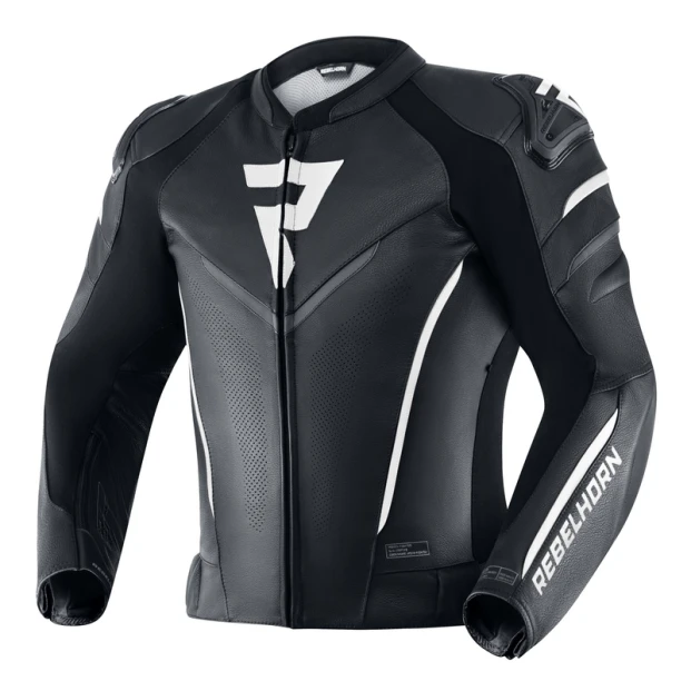 Куртка Rebelhorn Fighter Black/White Leather